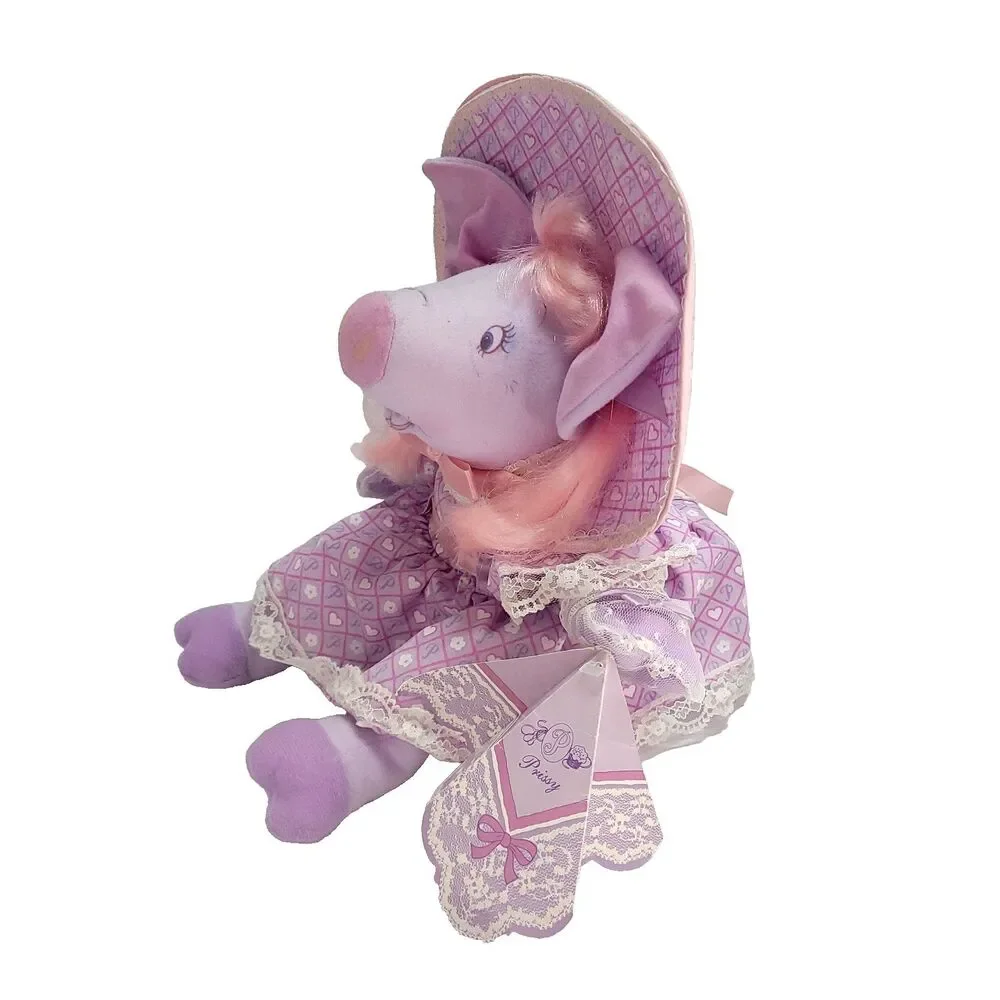 Pretty Piggies Hallmark Prissy Pig Plush 11